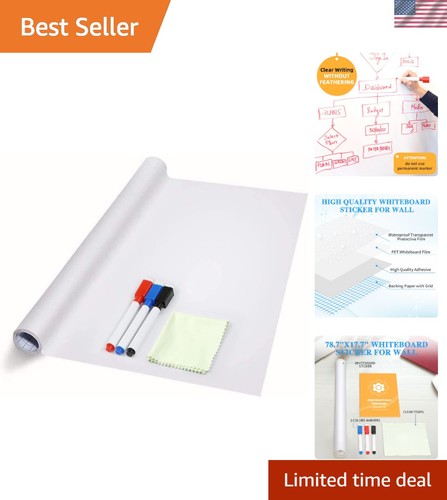 X17 whiteboard sticker - 78.7"x17.7",
